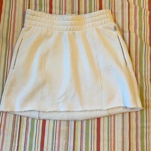 Good American sweatshirt skirt